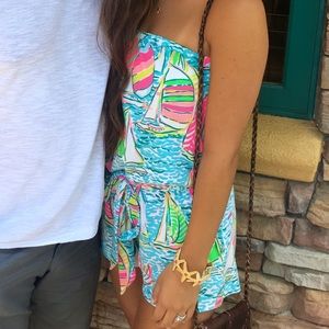 Lily Pulitzer You Gotta Regatta Romper